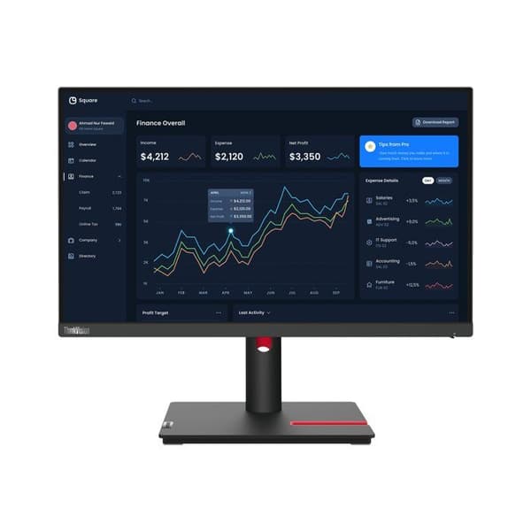 Lenovo ThinkVision T22i-30 - Svart