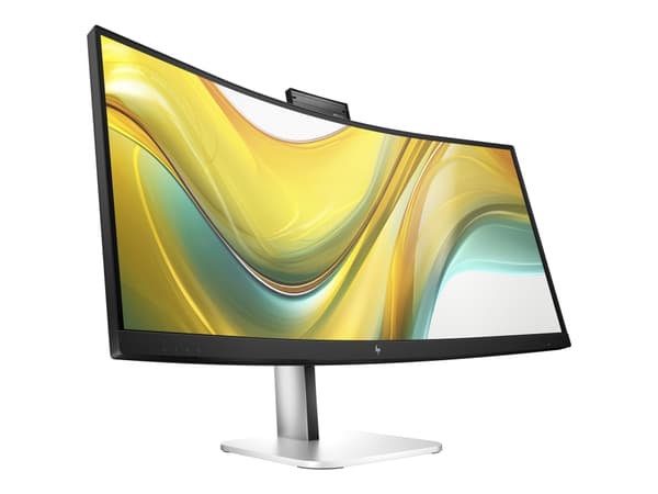 HP 534pm - Series 5 Pro - LED-skjerm - kurvet - 34" - 3440 x 1440 WQHD @ 100 Hz - VA - 400 cd/m² - 4000:1 - 5 ms - HDMI, DisplayPort, USB-C - høyttal