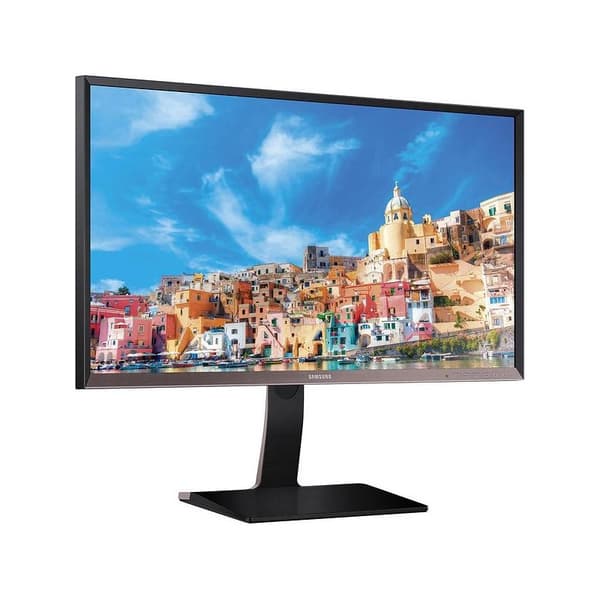 BEGAGNAD Samsung 27-tums 2K-upplöst LED-skärm Ergonomisk (Höj & sänkbar) med DVI/HDMI/DP
