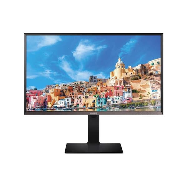 BEGAGNAD Samsung 27-tums 2K-upplöst LED-skärm Ergonomisk (Höj & sänkbar) med DVI/HDMI/DP