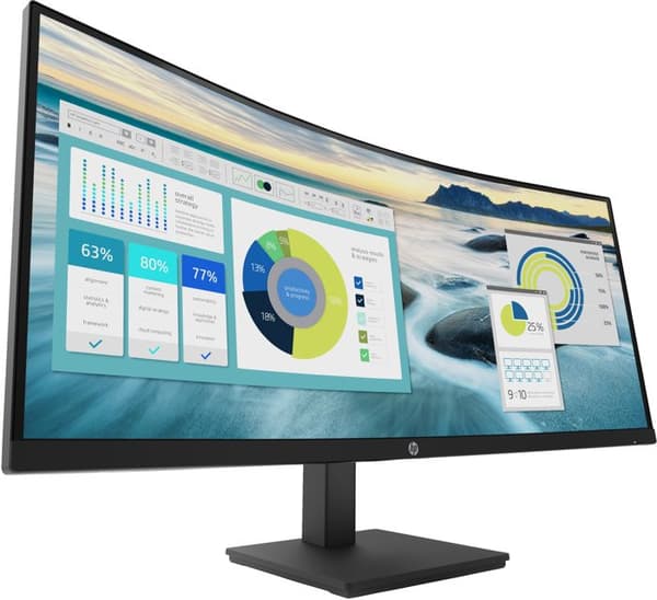 HP P34hc G4 WQHD (34") böjd bildskärm