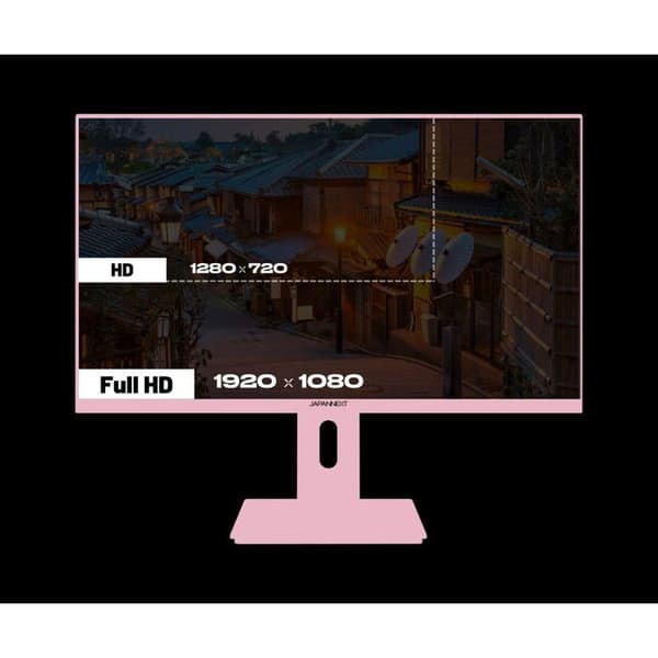 Spel-/kontorsmonitor | 23,8" | IPS | FHD | 120Hz | Pastellrosa