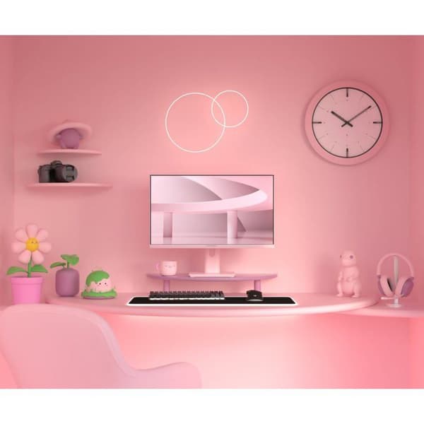 Spel-/kontorsmonitor | 23,8" | IPS | FHD | 120Hz | Pastellrosa