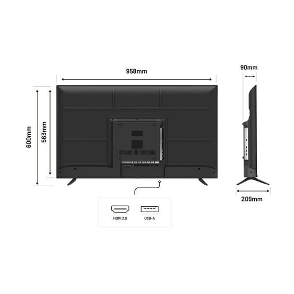 Dynamisk visningsskärm | 43" | UHD/4K