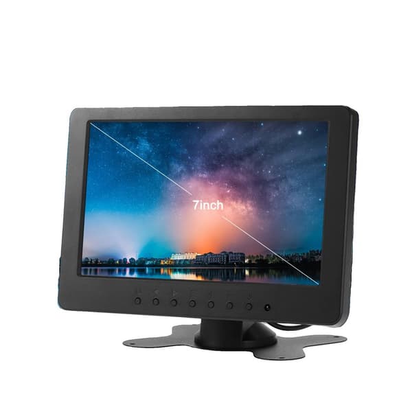 S701 TFT LCD-skærm, 7 tommer display, 1024 * 600 opløsning,sort