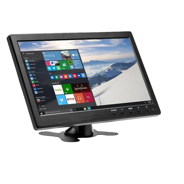 10,1 tommer HD bilmonitor, 1024x600 opløsning, flere indgangsmuligheder, letvægtsdesign