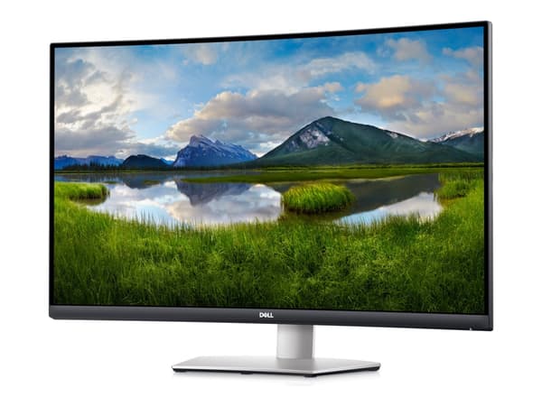 Dell S3221QSA - LED-skärm - böjd - 32" (31.5" visbar) - 3840 x 2160 4K UHD (2160p) @ 60 Hz - VA - 300 cd/m² - 3000:1 - 4 ms - 2xHDMI, DisplayPort - h