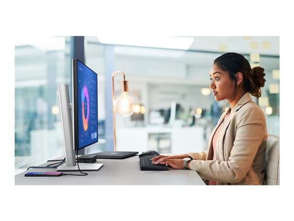 Dell UltraSharp U2724D - LED-skärm - 27" - 2560 x 1440 QHD @ 120 Hz - IPS - 350 cd/m² - 2000:1 - 5 ms - HDMI, DisplayPort - med 3 års avancerad utbyt