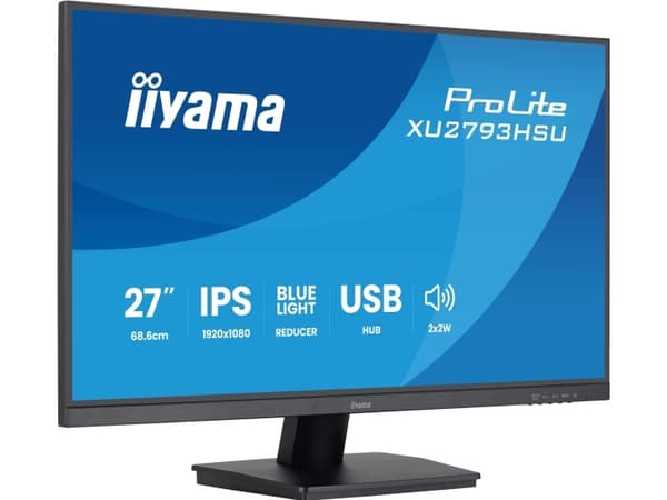 iiyama ProLite XU2793HSU-B7 datorskärm 68,6 cm (27") 1080 x 1920 pixlar Full HD LED Svart
