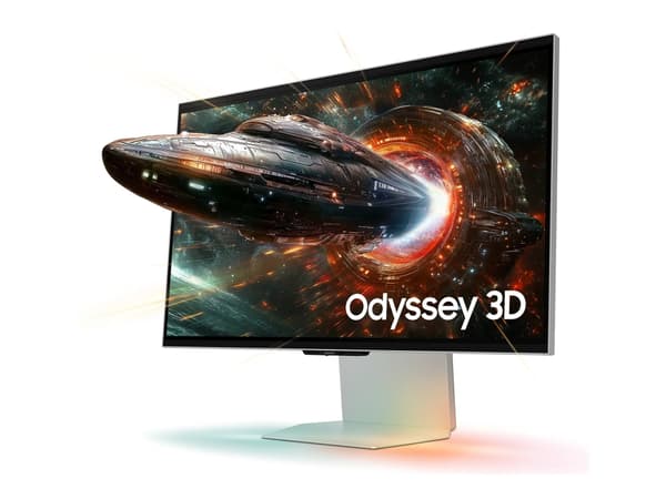 Samsung G90XF, 68,6 cm (27"), 3840 x 2160 piksler, 4K Ultra HD, 3D, 1 ms, Sølv