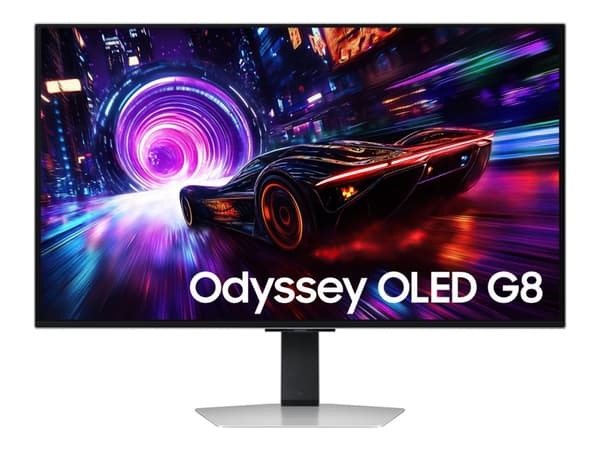 Samsung - OLED-skjerm - 32" - sølv Sølv