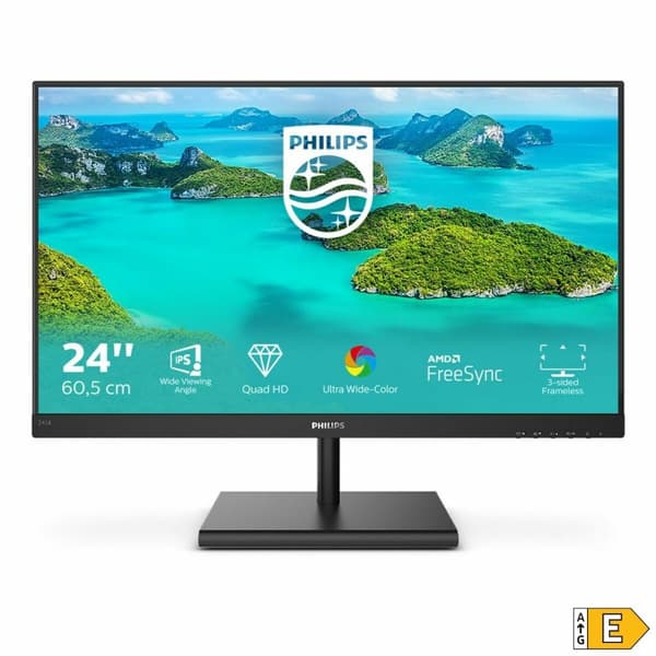 Näyttö Philips 245E1S/00 23.8" LCD 2K ULTRA HD 23,8" 75 Hz
