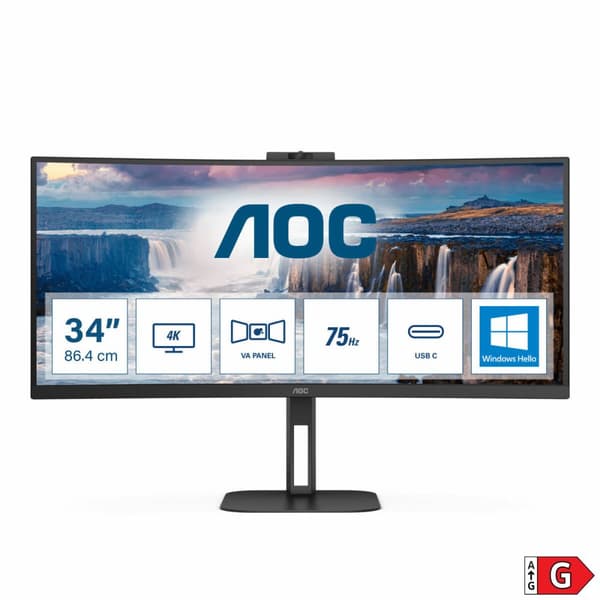 Näyttö AOC CU34V5CW/BK 34" 100 Hz 60 Hz