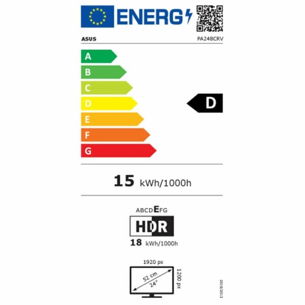 Näyttö Asus PA248CRV 24,1" WUXGA 75 Hz