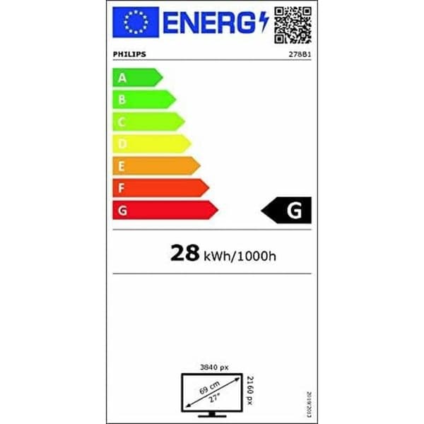 Pelinäyttö Philips 278B1/00 27" 4K Ultra HD 60 Hz
