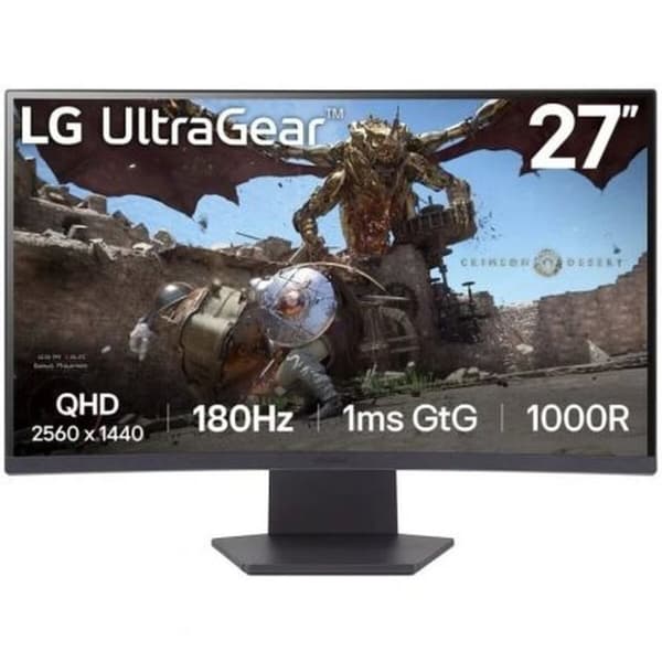 Pelinäyttö LG 27GS60QC-B Quad HD 27" 144 Hz 50 - 60 Hz 180 Hz musta