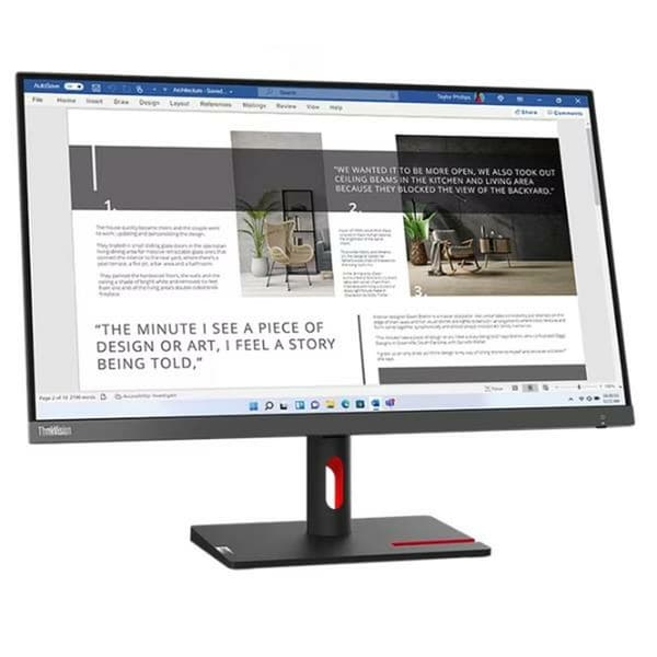 Näyttö Lenovo ThinkVision S27i-30 27" Full HD 100 Hz Harmaa