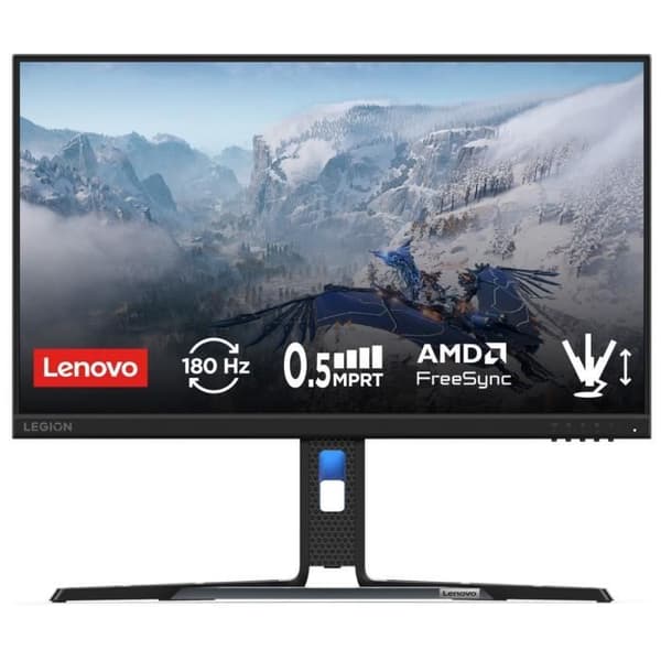 Skärm PC Gamer LENOVO Legion R24e | 23,8" FHD IPS 180Hz - 0,5ms - HDMI 2.1 - FreeSync - Ergonomisk