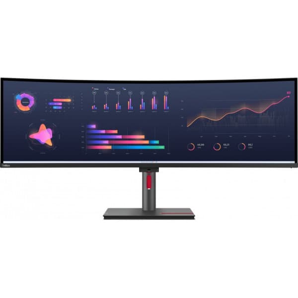 Lenovo ThinkVision P49w-30 49" -kaareva näyttö musta