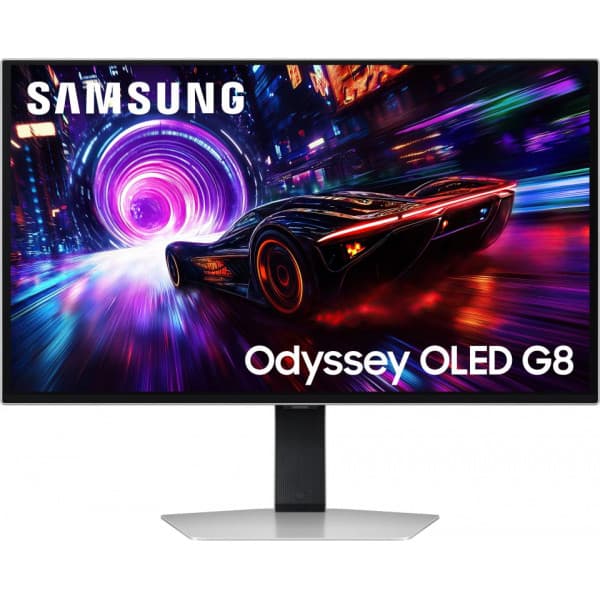 Samsung Odyssey OLED G8 (G81SF) 27" 4K UHD spelskärm Silver