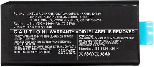 CoreParts MBXDE-BA0185 - Akku - DELL - Latitude 12 7204 - Latitude 14 7404 - Latitude 14 Rugged 5404 (MBXDE-BA0185)