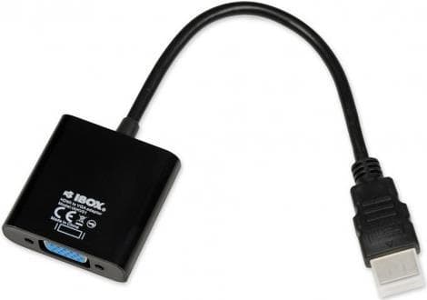 iBox IAHV01 Videokabeladapter HDMI Type A (Standard) VGA (D-Sub) Sort (IAHV01)