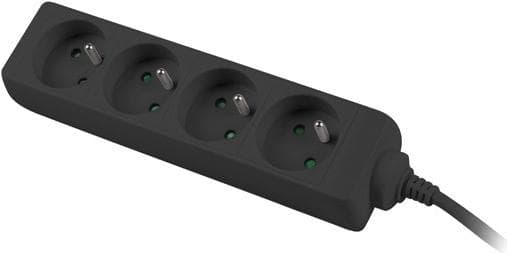 Lanberg Extender PS0-04E-0150-BK (1,5 m, sort) (PS0-04E-0150-BK)