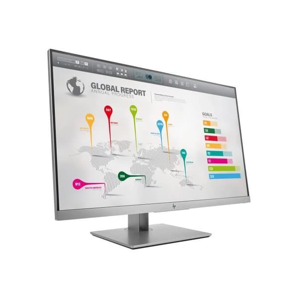 HP LCD-skärm HP Business E273q 68,6 cm (27") WQHD WLED - 16:9 - Upplösning 2560 x 1440 - 350 cd/m² - 5 ms - Svart och silver