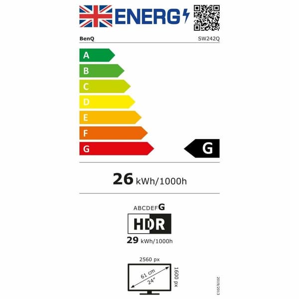 Skærm BenQ SW242Q Full HD WQXGA 24,1"