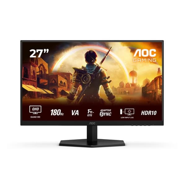 "AOC G4 Q27G42XNE platt skärm för PC 68-6 cm (27") 2560 x 1440 pixlar Quad HD LED Svart- Röd"