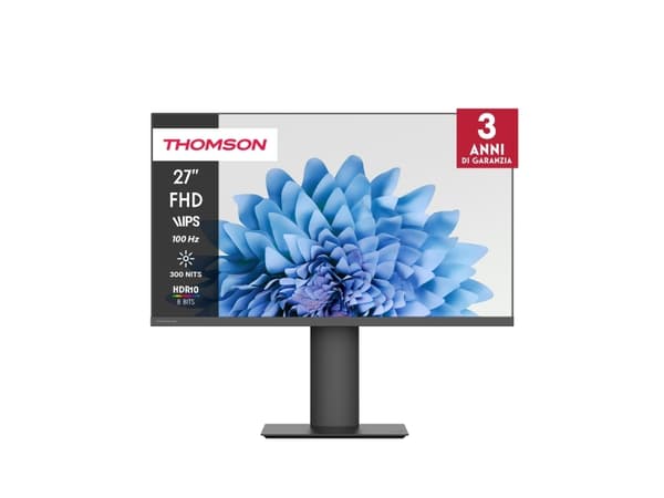 Thomson M27FB5C14, 68,6 cm (27"), 1920 x 1080 pixlar, Full HD, LED, 14 ms, Svart
