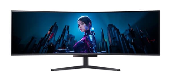 Acer Predator X49Xbmipphuzx 49-tums böjd 1800R DQHD ZeroFrame OLED-spelmonitor