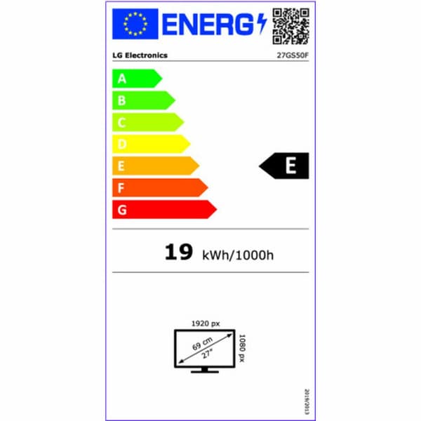 Pelinäyttö LG 27GS50F-B Full HD 27"