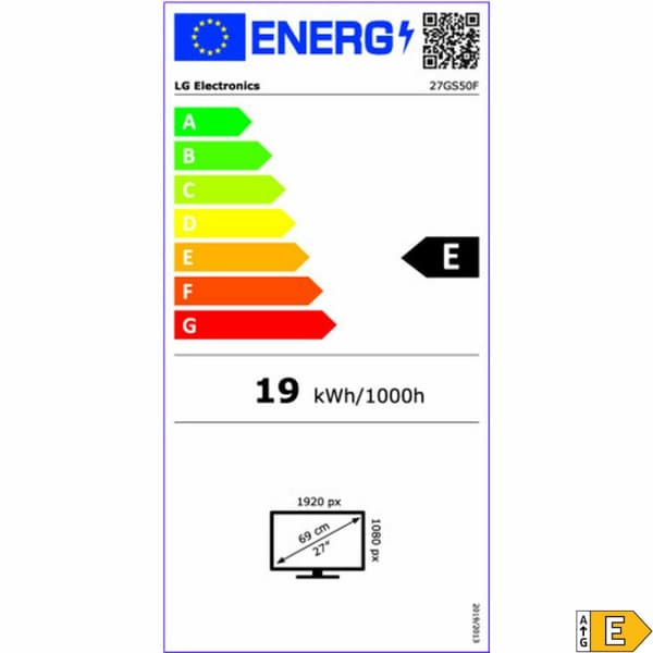 Pelinäyttö LG 27GS50F-B Full HD 27"