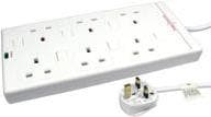 MicroConnect 6-vejs UK Socket 2M Hvid (GRU006WUK-SWITCH)
