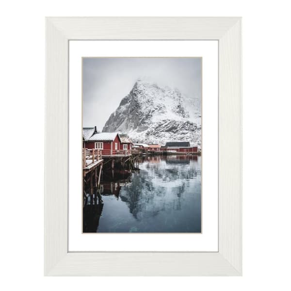 Hama Oslo valkoinen 20x30 puu sis. passepartout 175955