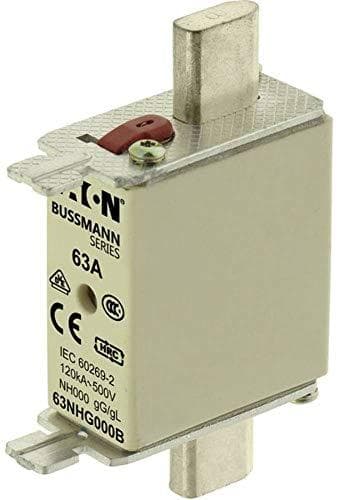 Eaton 63NHG000B sikringsindsats sikringsstørrelse = 0 63A 500 V/AC