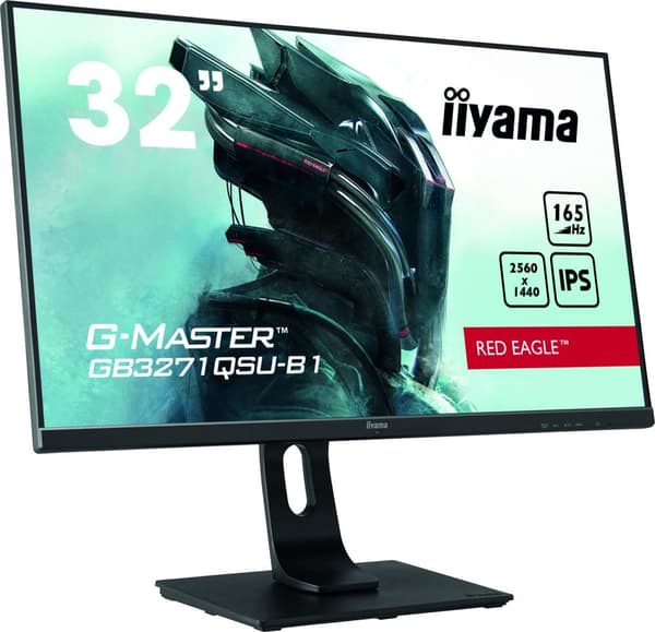 iiyama G-MASTER GB3271QSU-B1 Datorskärm 80 cm (31,5") 2560 x 1440 pixlar Wide Quad HD LED Svart (GB3271QSU-B1) Svart