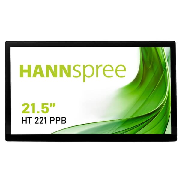Hannspree HT 221 PPB 54,6 cm (21,5") 1920 x 1080 pixels Multi-touch Sort [Energiklasse D] (HT221PPB) Sort