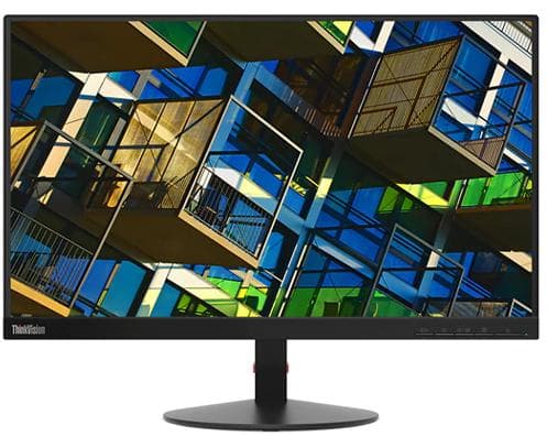 Lenovo ThinkVision S22e-20 - LED monitor - 54.6 cm (21.5") - 1920 x 1080 Full HD (1080p) @ 75 Hz - VA - 250 cd/m² - 3000:1 - 6 ms - HDMI, VGA - Raven