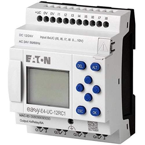 Eaton kontrollrelä 8 digitala ingångar EASY-E4-AC-12RC1 (197215)