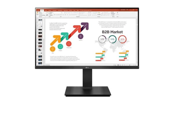 LG 24BP45SP-B LED-skærm 60,5 cm (23,8") 1920 x 1080 pixels Full HD Sort [Energiklasse E] (24BP45SP-B.AEU) Sort