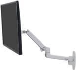 ERGOTRON LX skærmarm i hvid - skærmvægbeslag med patenteret CF-teknologi til skærme op til 86,40 cm (34") og 3,2-11,3 kg, VESA-standard (45-243-216)