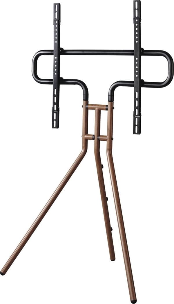 Hama TV-stativ "Easel", 191 cm (75"), højdevari., trælook valnød