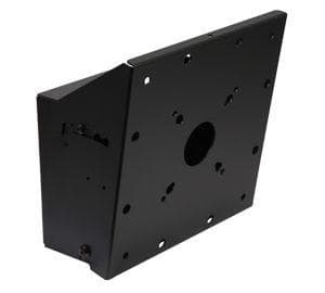 Peerless Modular Series Dual-Pole Single Display Mount - Monteringskomponent (stangmontering, VESA-adapter) til LCD-skærm - Black Powder Coat - Skærms