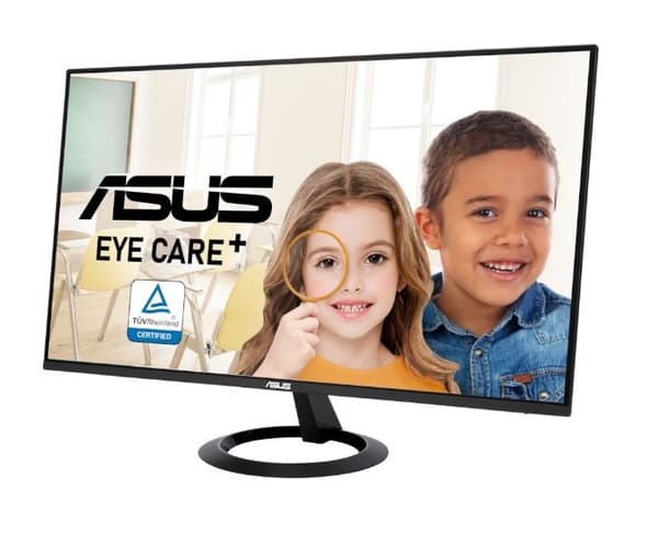 ASUS VZ27EHF - LED-skärm - 68,6 cm (27") - 1920 x 1080 Full HD (1080p) @ 100 Hz - IPS - 250 cd/m² - 1300:1 - 1 ms - HDMI - Svart [Energiklass D] (90LM Svart