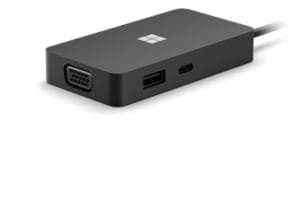 Microsoft USB-C Travel Hub - dockningsstation - USB-C - VGA, HDMI - GigE - kommersiell