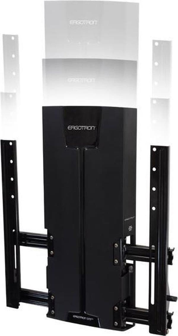 Ergotron Glide Wall Mount VHD - LCD-skärmmonteringssats (lutningsfäste, monteringsmall, lågprofillyftmodul, installationsutrustning, hårdvara, kabeldr Svart