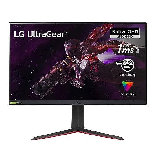 LG Monitor 32GP850-B LCD-skærm 80 cm (32") (QHD, IPS, 1ms, HDMI, DisplayPort, USB 3.0) [Energiklasse F] (32GP850-B.BEU) Sort
