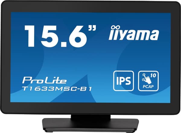 iiyama ProLite T1633MSC-B1 15,6" W LCD ProjPointsFull HD datorskärm 39,6 cm (15,6") (T1633MSC-B1)